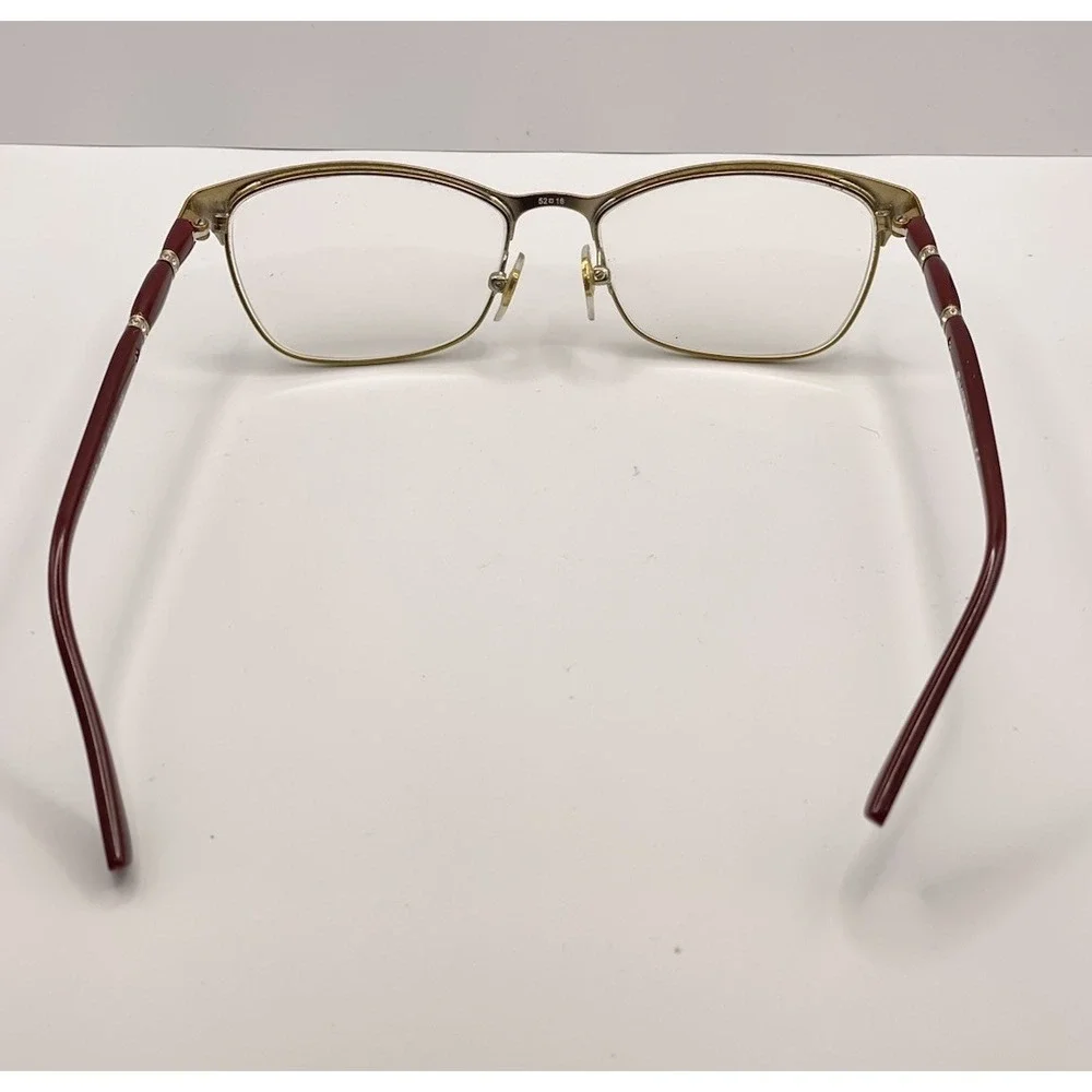 VOGUE VO3987B 986 Top Bordeaux Purple Pale Gold Women's FRAME ONLY‎ 52/16/135